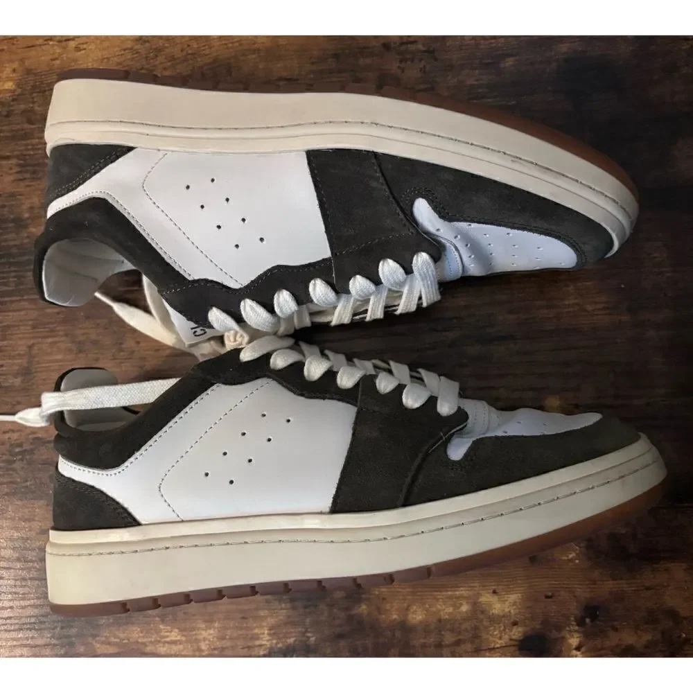 Closed  Sneaker Low Top in Olive Suede / White Size 36